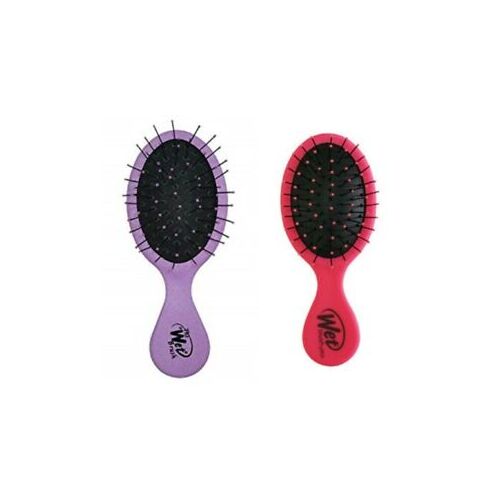 The Wet Brush Mini pocket Key Chain Detangling Brush Pink/ Purple