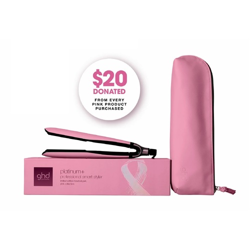 ghd Professional Platinum+ Styler Limited Edition Fondant Pink Hair Straightener Iron