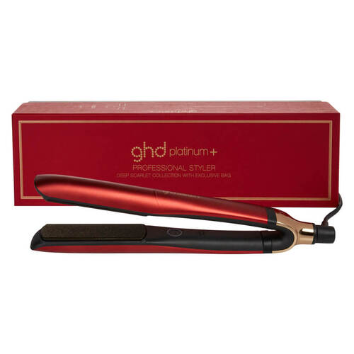ghd Platinum+ Styler Hair Straightener Limited Edition Deep Scarlet Collection